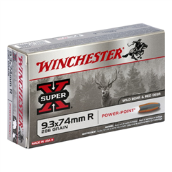 WINCHESTER 9.3X74R 286G PP X20