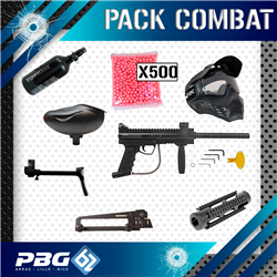 PACK COMBAT BT4 COMBAT TACTIQUE MP5+MASQUE+BOUTEILLE+CUSTO